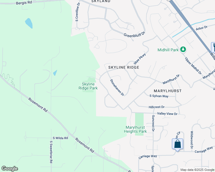 map of restaurants, bars, coffee shops, grocery stores, and more near 441 Marylhurst Drive in West Linn