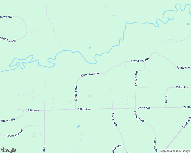 map of restaurants, bars, coffee shops, grocery stores, and more near 17225 232nd Avenue Northwest in Big Lake