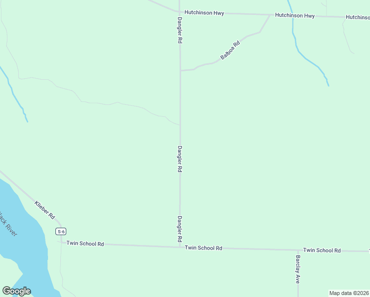 map of restaurants, bars, coffee shops, grocery stores, and more near 4577 Dangler Road in Onaway