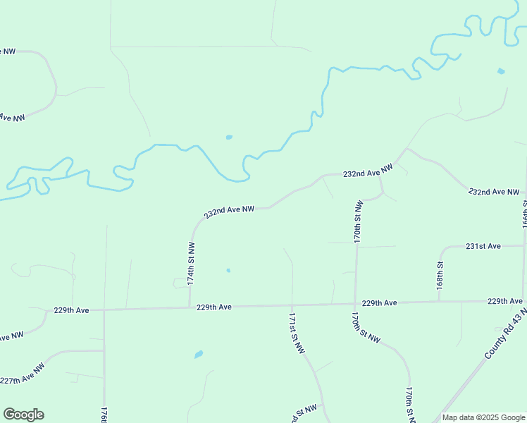 map of restaurants, bars, coffee shops, grocery stores, and more near 17225 232nd Avenue Northwest in Big Lake