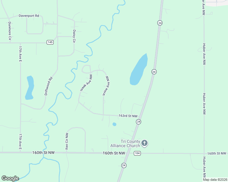map of restaurants, bars, coffee shops, grocery stores, and more near 16436 Irvine Avenue Northwest in Clearwater