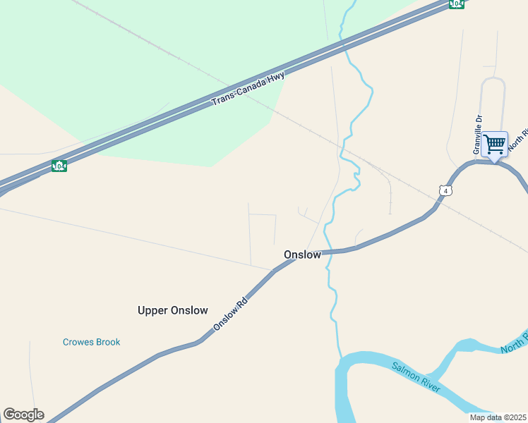 map of restaurants, bars, coffee shops, grocery stores, and more near Roseway Lane in Upper Onslow