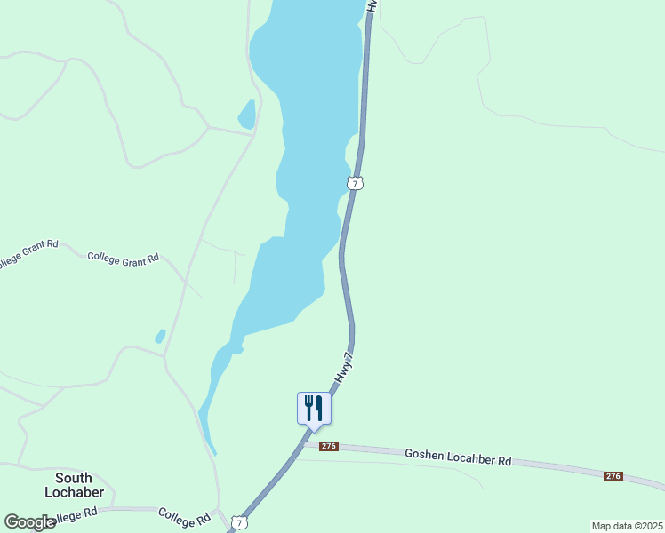 map of restaurants, bars, coffee shops, grocery stores, and more near 5 Nova Scotia Trunk 7 in Goshen