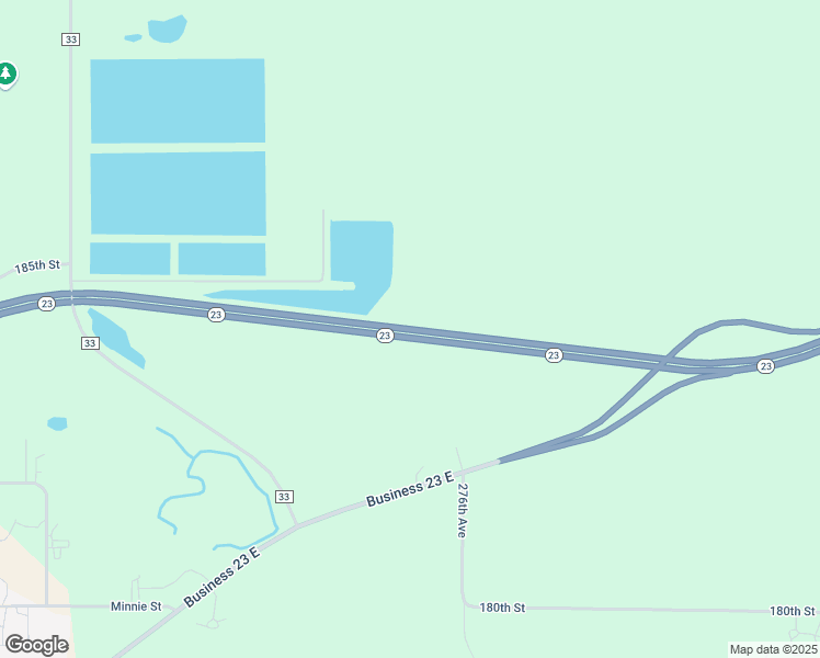 map of restaurants, bars, coffee shops, grocery stores, and more near Minnesota 23 in Paynesville