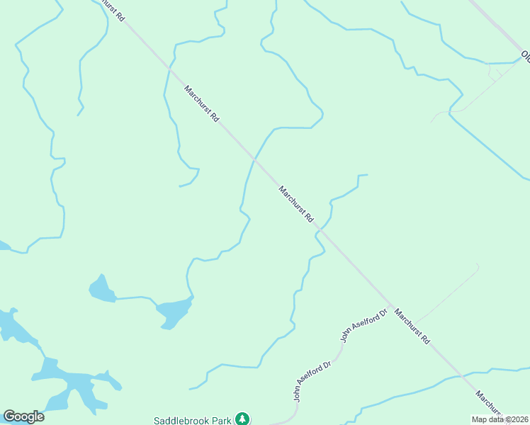 map of restaurants, bars, coffee shops, grocery stores, and more near 2465 Marchurst Road in Ottawa