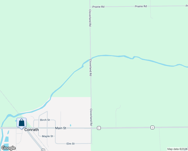 map of restaurants, bars, coffee shops, grocery stores, and more near Cloverland Rd in Ladysmith