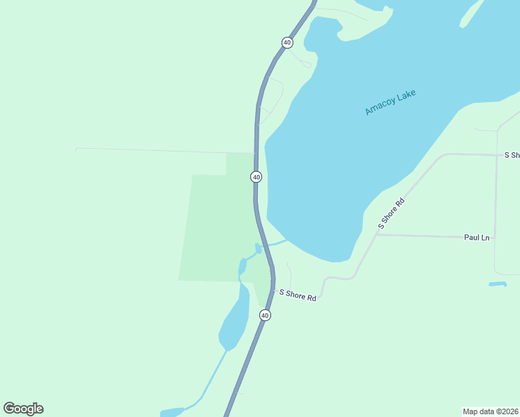 map of restaurants, bars, coffee shops, grocery stores, and more near N2906 Wisconsin 40 in Bruce