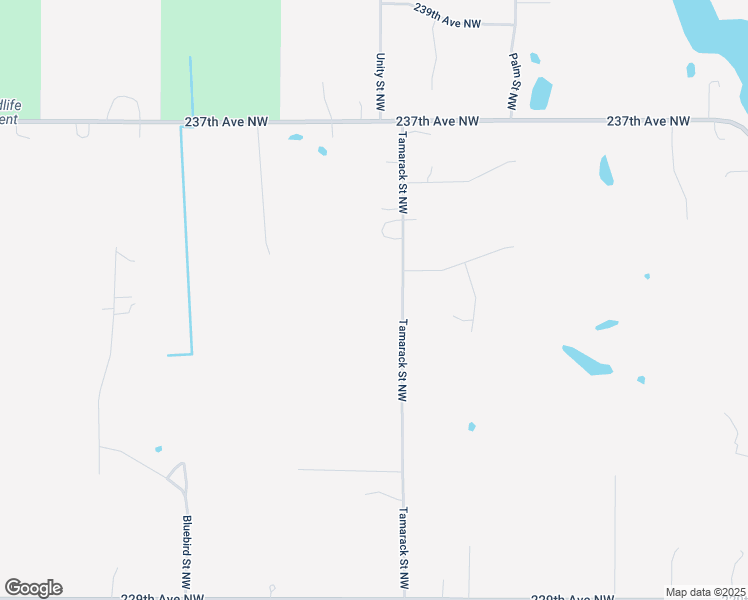 map of restaurants, bars, coffee shops, grocery stores, and more near 23508 Tamarack Street Northwest in Saint Francis
