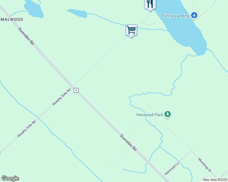 map of restaurants, bars, coffee shops, grocery stores, and more near 2050 Dunrobin Road in Ottawa