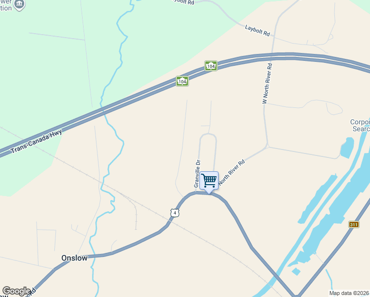 map of restaurants, bars, coffee shops, grocery stores, and more near 82 Sunrise Court in Upper Onslow