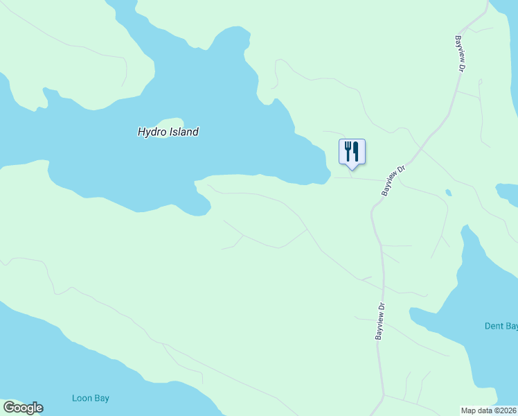 map of restaurants, bars, coffee shops, grocery stores, and more near 24 Indian Grove Road in Parry Sound