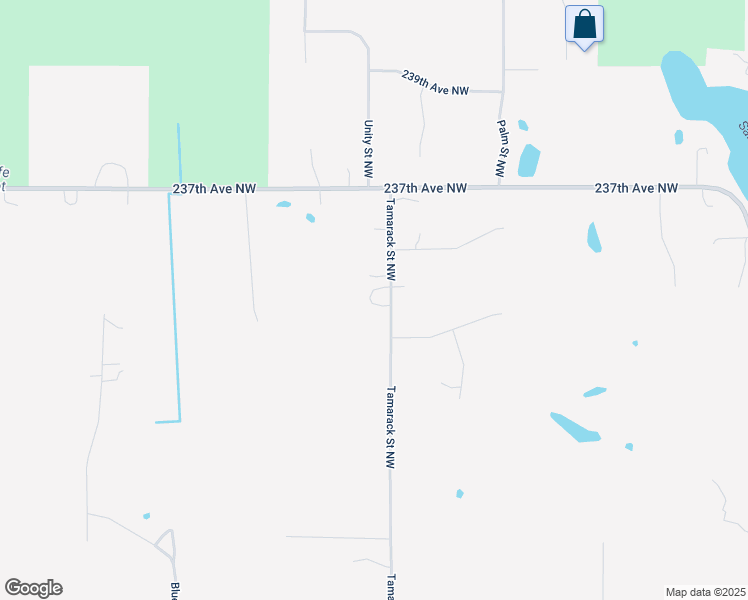 map of restaurants, bars, coffee shops, grocery stores, and more near 23508 Tamarack Street Northwest in Saint Francis