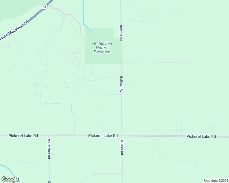 map of restaurants, bars, coffee shops, grocery stores, and more near 5183 Vis-A-Vis Ln in Petoskey