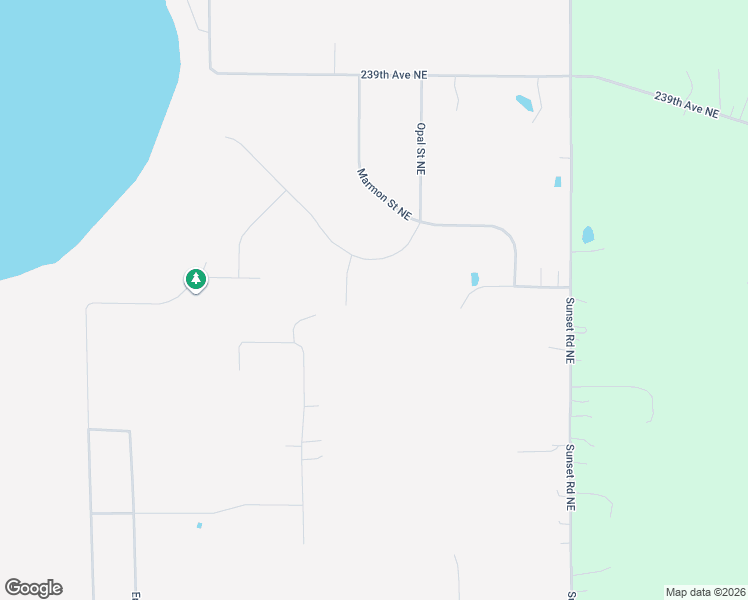 map of restaurants, bars, coffee shops, grocery stores, and more near 23523 Lever Street Northeast in East Bethel