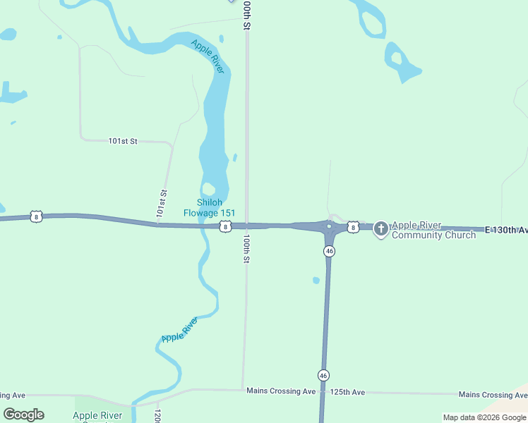 map of restaurants, bars, coffee shops, grocery stores, and more near 964 U.S. 8 in Amery