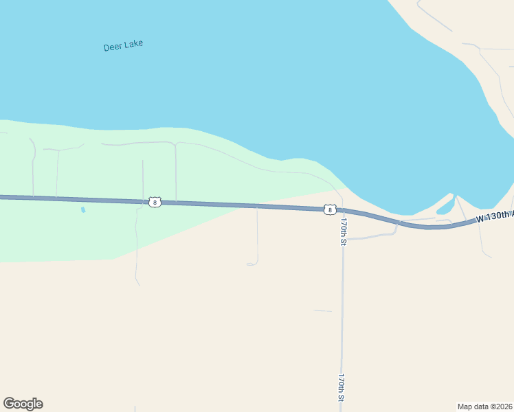 map of restaurants, bars, coffee shops, grocery stores, and more near 1726 West 130th Avenue in Saint Croix Falls