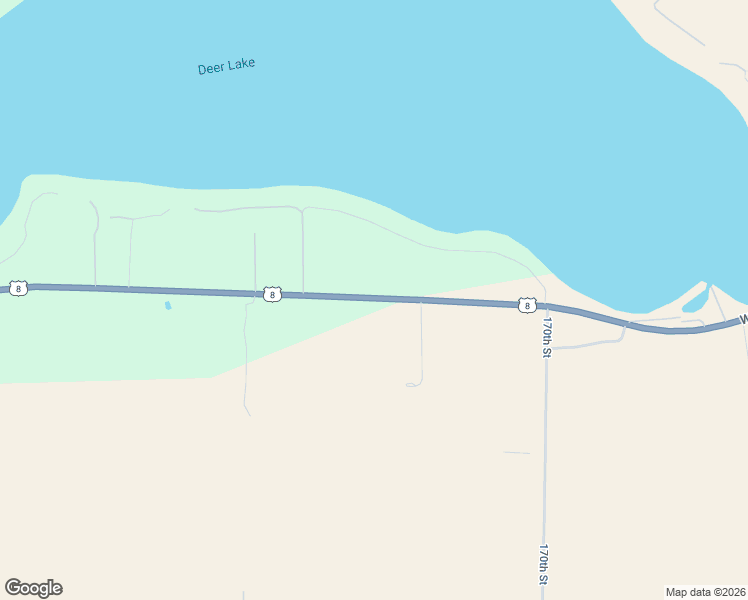 map of restaurants, bars, coffee shops, grocery stores, and more near 1726-1754 West 130th Avenue in Saint Croix Falls