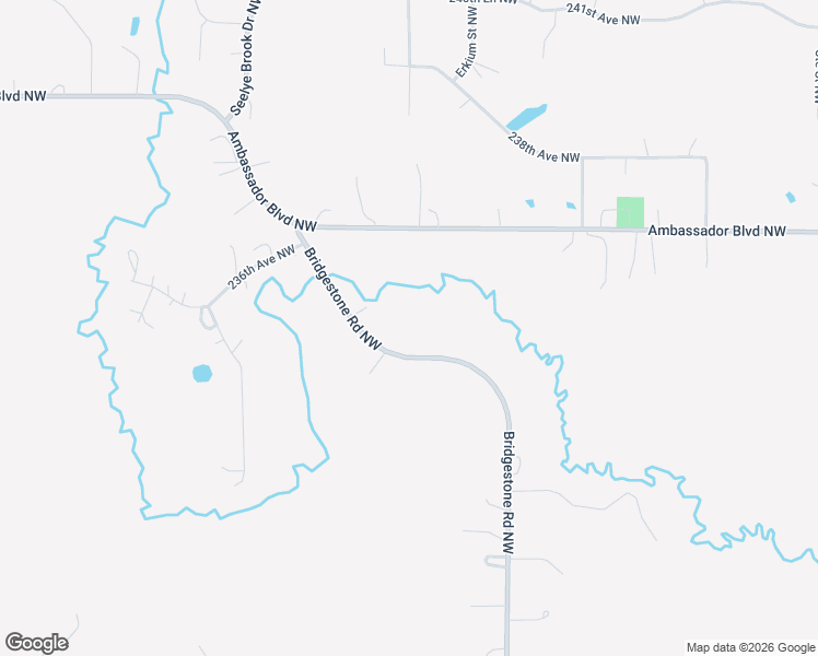 map of restaurants, bars, coffee shops, grocery stores, and more near 23500 Bridgestone Road Northwest in Saint Francis