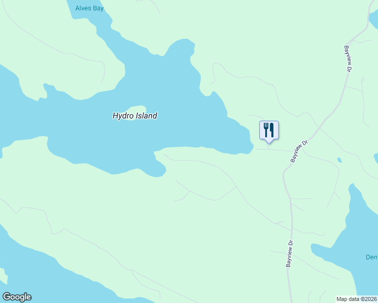 map of restaurants, bars, coffee shops, grocery stores, and more near 24 Indian Grove Road in Parry Sound