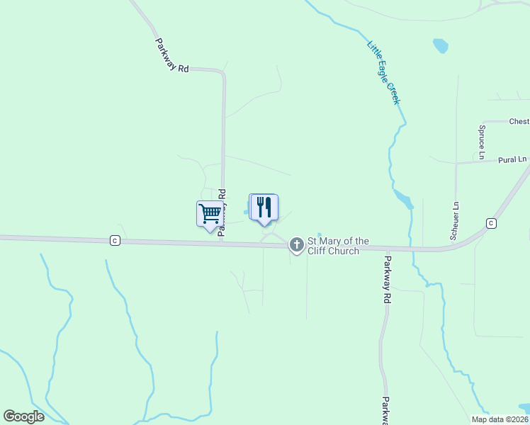 map of restaurants, bars, coffee shops, grocery stores, and more near N11925 Jungle Jim Lane in Town of Silver Cliff