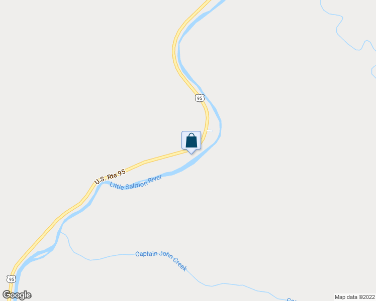 map of restaurants, bars, coffee shops, grocery stores, and more near U.S. 95 in Riggins