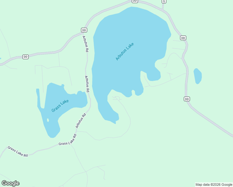 map of restaurants, bars, coffee shops, grocery stores, and more near 634 Arbutus Point Lane in Pickerel