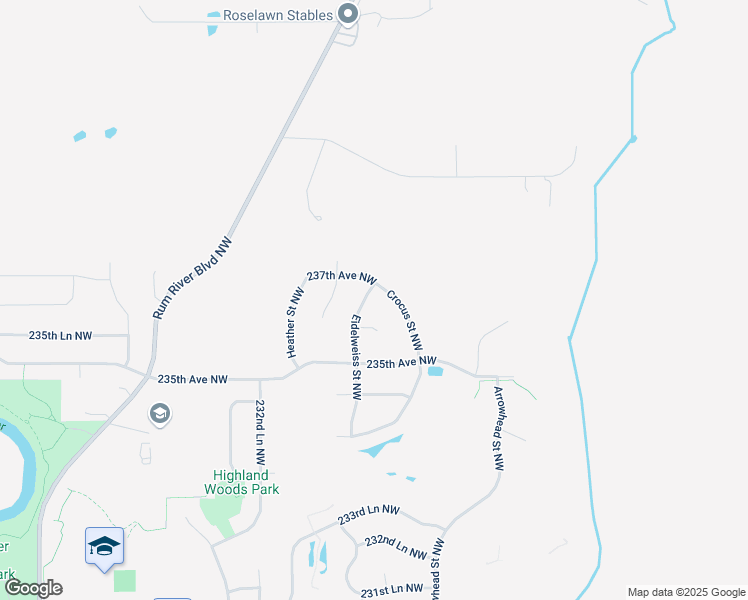 map of restaurants, bars, coffee shops, grocery stores, and more near 2823 236th Court in Saint Francis