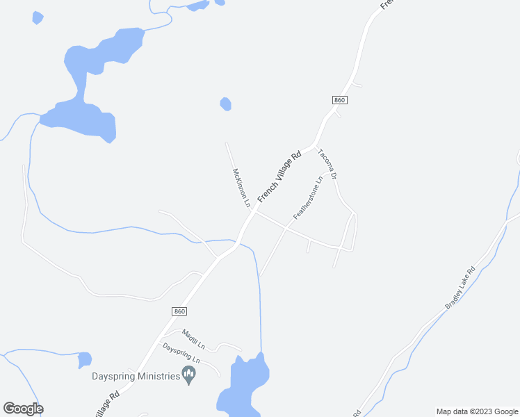 map of restaurants, bars, coffee shops, grocery stores, and more near 204 French Village Road in Quispamsis