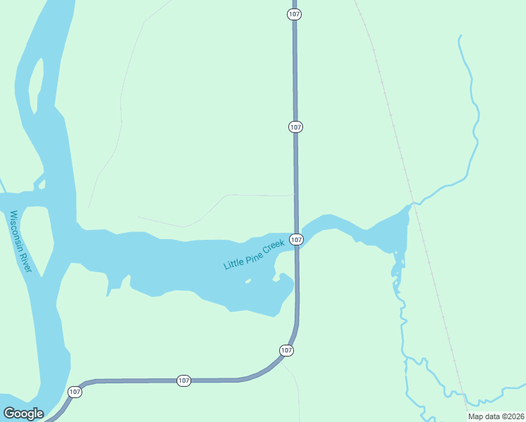 map of restaurants, bars, coffee shops, grocery stores, and more near W5353 Hillcrest Road in Tomahawk