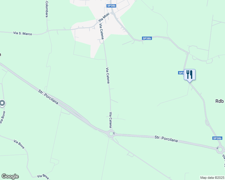 map of restaurants, bars, coffee shops, grocery stores, and more near 3 Via Catena in Provincia di Verona