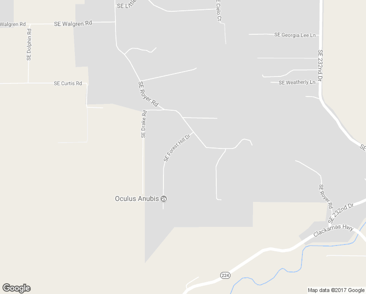 map of restaurants, bars, coffee shops, grocery stores, and more near 17000 Southeast Forest Hill Drive in Damascus