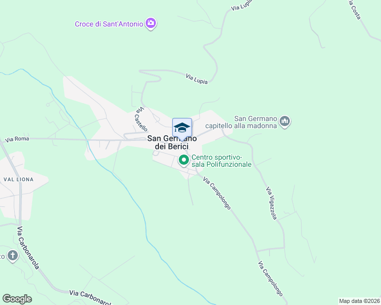 map of restaurants, bars, coffee shops, grocery stores, and more near 1 Strada Vecchia in Vicenza