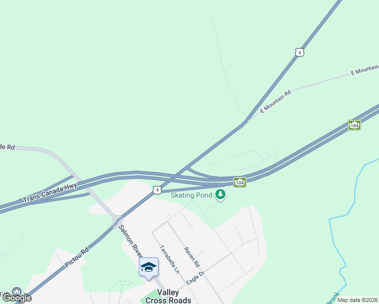 map of restaurants, bars, coffee shops, grocery stores, and more near 777 Pictou Road in East Mountain