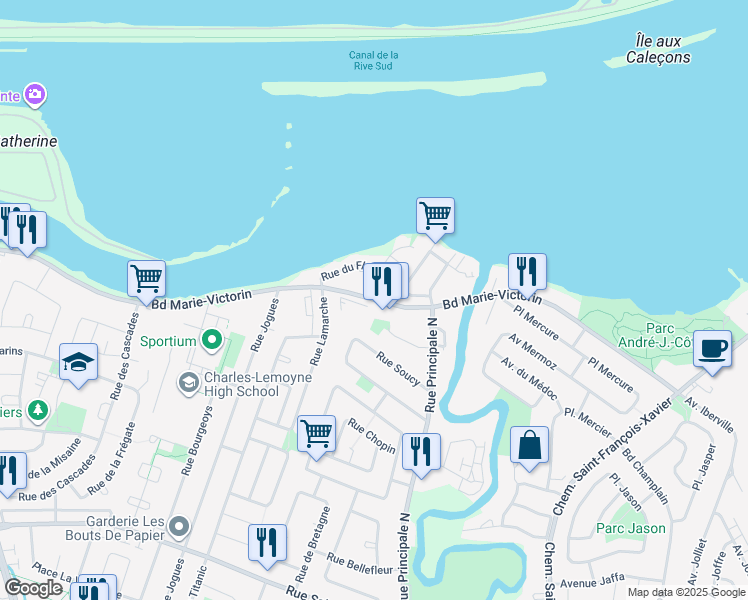 38 Boulevard MarieVictorin, Delson QC Walk Score