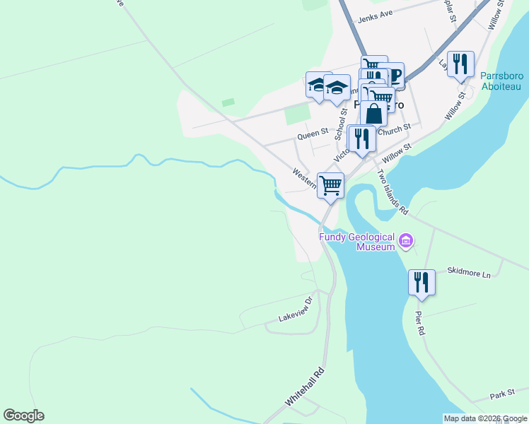 map of restaurants, bars, coffee shops, grocery stores, and more near 234 Lambs Hill Road in Parrsboro