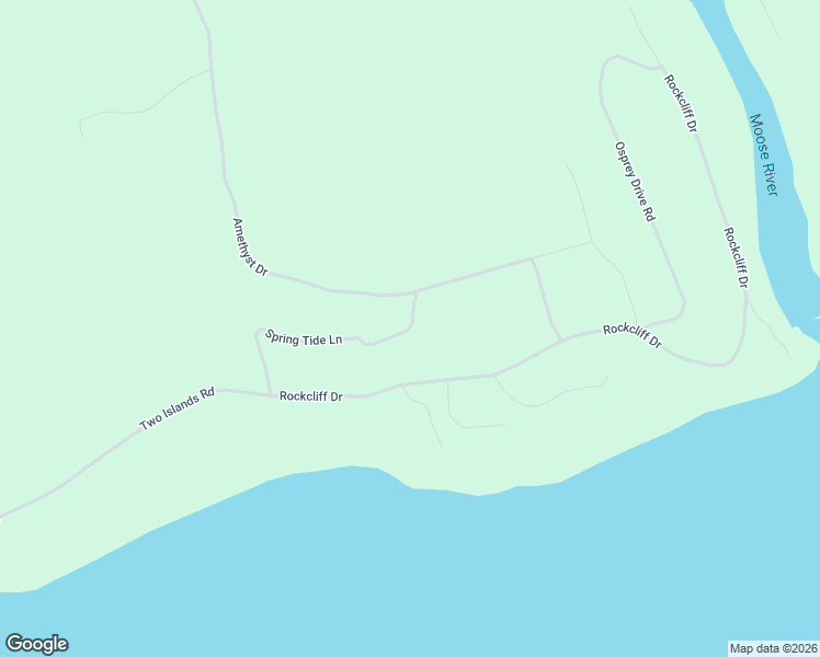 map of restaurants, bars, coffee shops, grocery stores, and more near Spring Tide Lane in Cumberland County