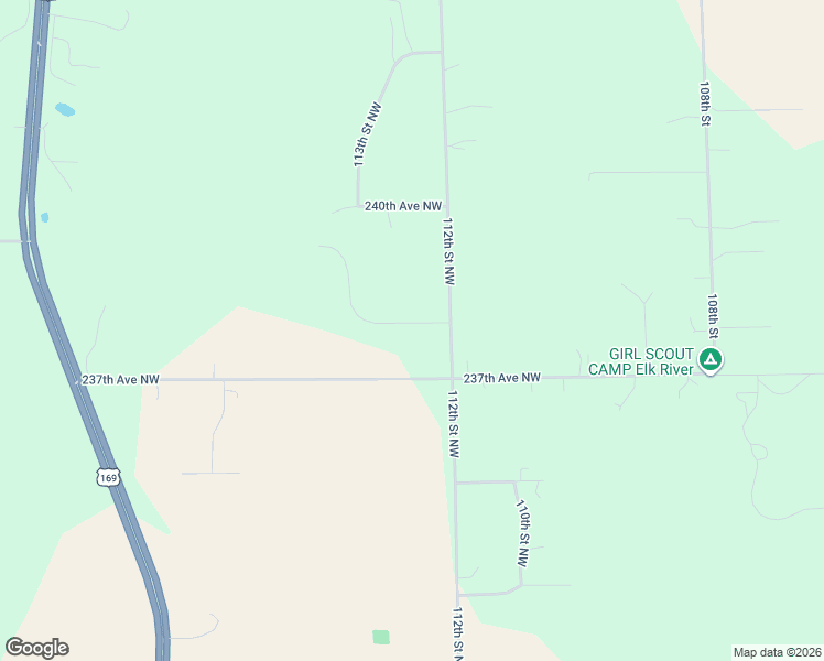map of restaurants, bars, coffee shops, grocery stores, and more near 23865 112th Street Northwest in Zimmerman