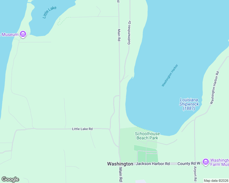 map of restaurants, bars, coffee shops, grocery stores, and more near 1987 Main Road in Washington