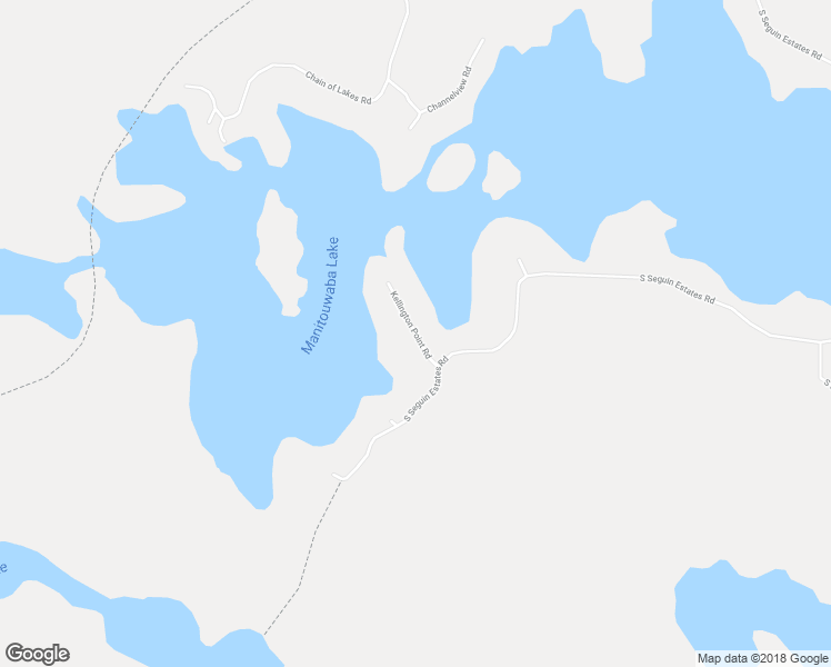 map of restaurants, bars, coffee shops, grocery stores, and more near Kellington Point Road in Parry Sound
