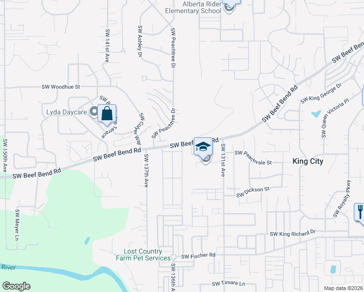 map of restaurants, bars, coffee shops, grocery stores, and more near 3620 East Street in Portland
