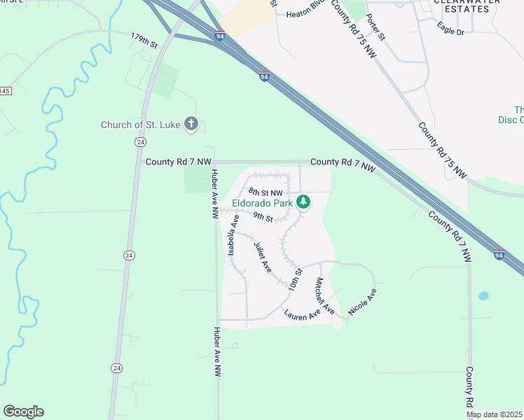 map of restaurants, bars, coffee shops, grocery stores, and more near 634 9th Street in Clearwater