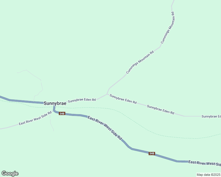 map of restaurants, bars, coffee shops, grocery stores, and more near Cummings Mountain Road in Sunnybrae