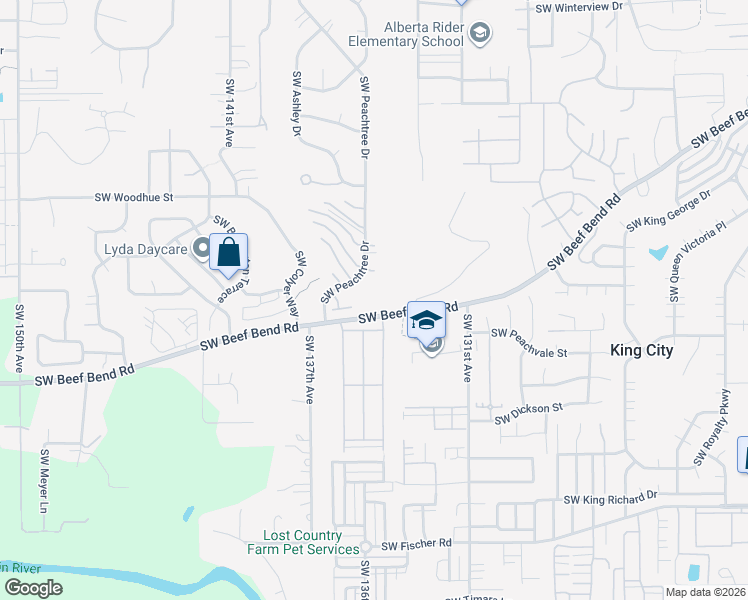 map of restaurants, bars, coffee shops, grocery stores, and more near 3620 East Street in Portland
