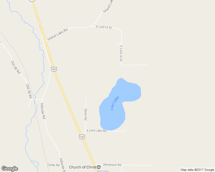 map of restaurants, bars, coffee shops, grocery stores, and more near N12272 Olson Road in Wausaukee