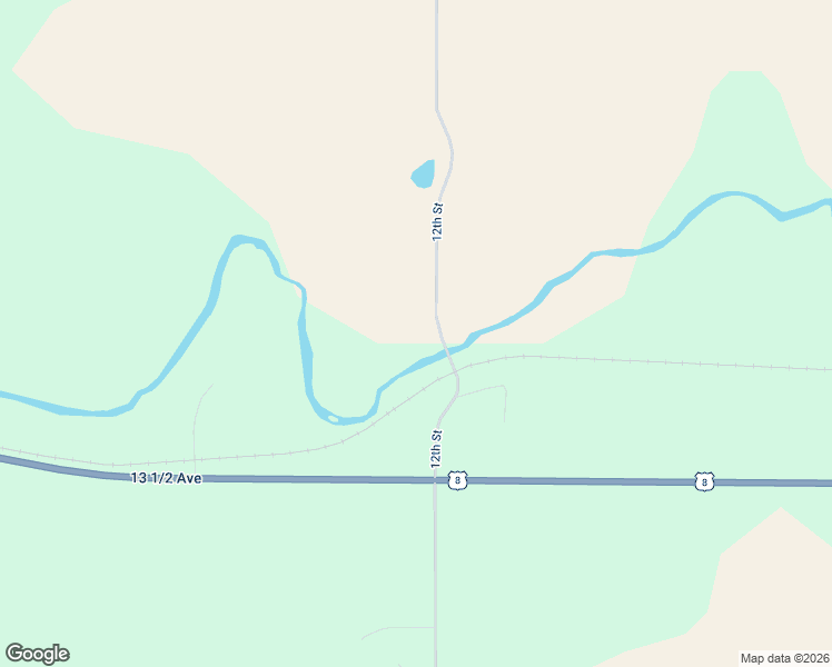 map of restaurants, bars, coffee shops, grocery stores, and more near 1382 12th Street in Barron