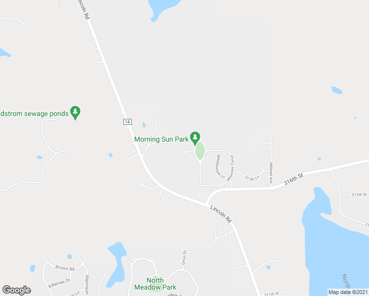 map of restaurants, bars, coffee shops, grocery stores, and more near 31768 Newport Curve in Lindstrom