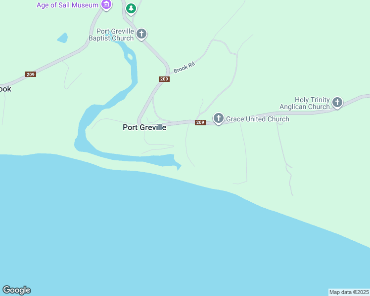 map of restaurants, bars, coffee shops, grocery stores, and more near 53 Merriam Road in Parrsboro