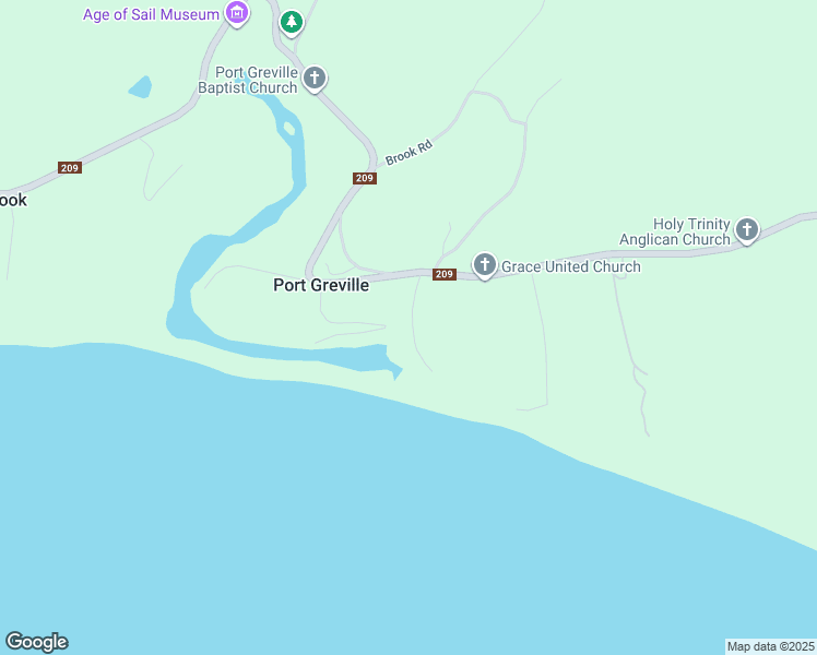 map of restaurants, bars, coffee shops, grocery stores, and more near 53 Merriam Road in Parrsboro