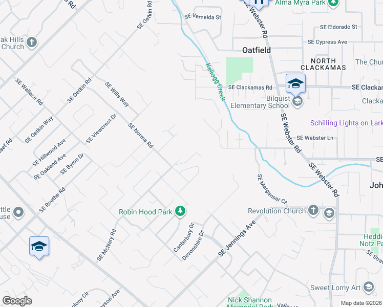 map of restaurants, bars, coffee shops, grocery stores, and more near 6323 SE Chloe Rose Way in Milwaukie