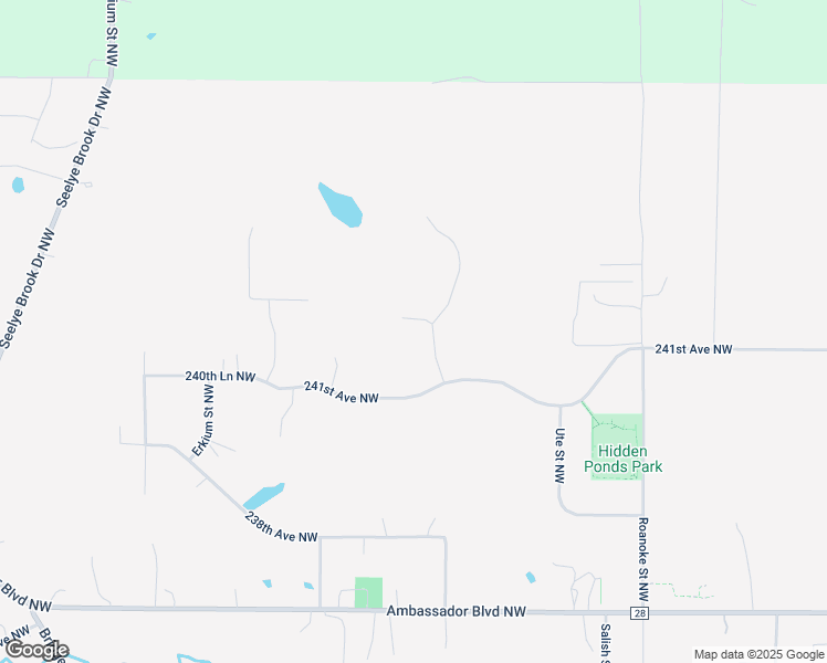map of restaurants, bars, coffee shops, grocery stores, and more near 5144 241st Court Northwest in Saint Francis